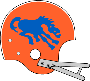 Denver Broncos 1962 Helmet Logo iron on transfers for fabric